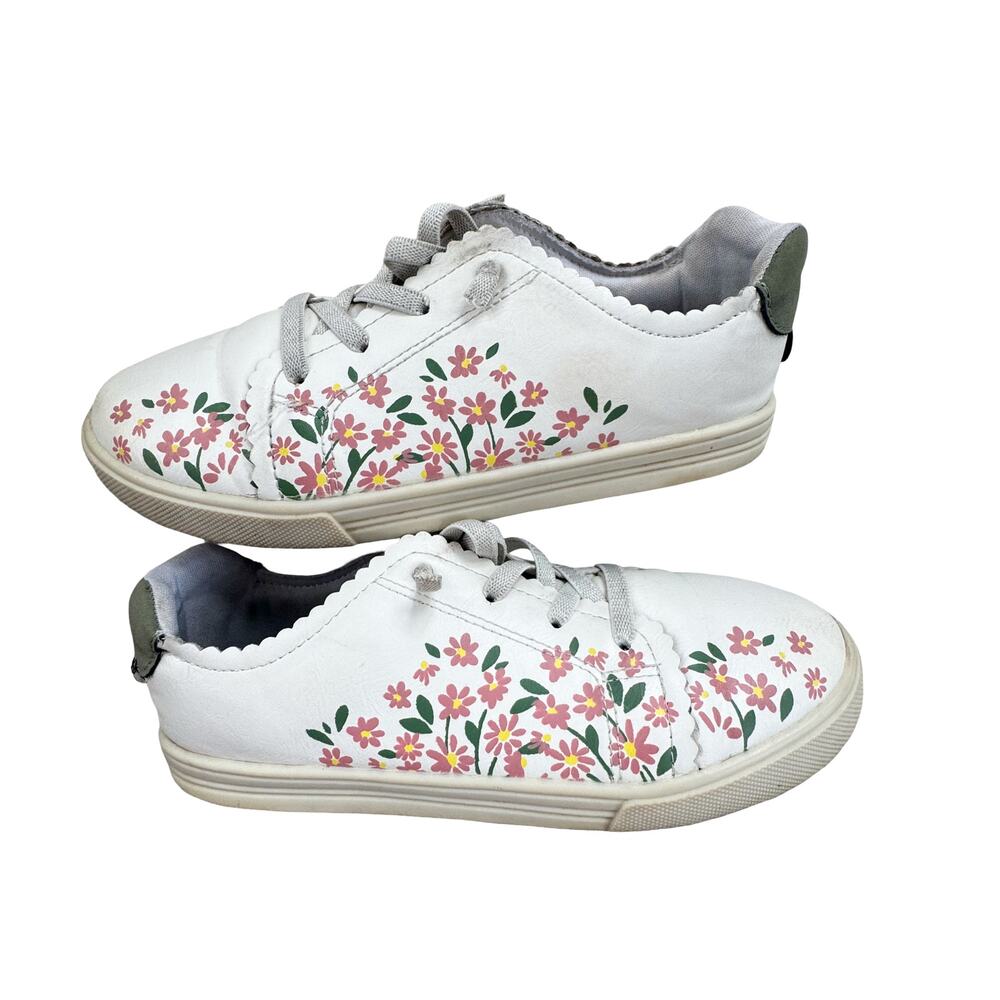 OshKosh B’Gosh Sneakers - Floral with Scalloped Edge Size 2